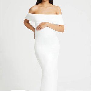 The Bianca Maternity Dress (in IVORY)